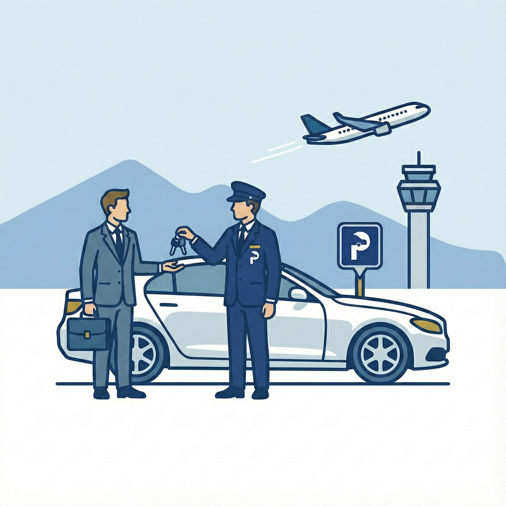 Valet en Terminal